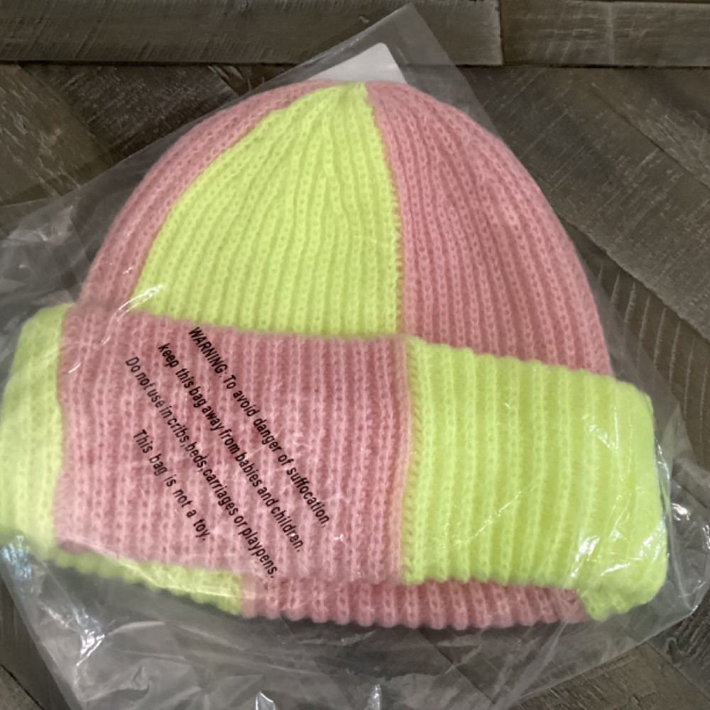 The Accessory Collective Colorblock Beanie - Picture 5 of 6